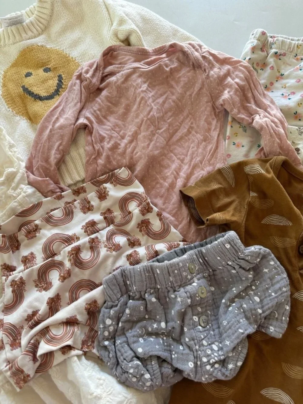 Lux Brand Boho Baby Clothing Bundle Sustainable 9-18 months